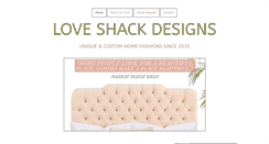 Desktop Screenshot of loveshackdesigns.com